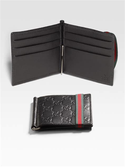 gucci card organizer|gucci wallet money clip.